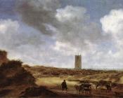 萨洛蒙 凡 雷斯达尔 : View of Egmond aan Zee